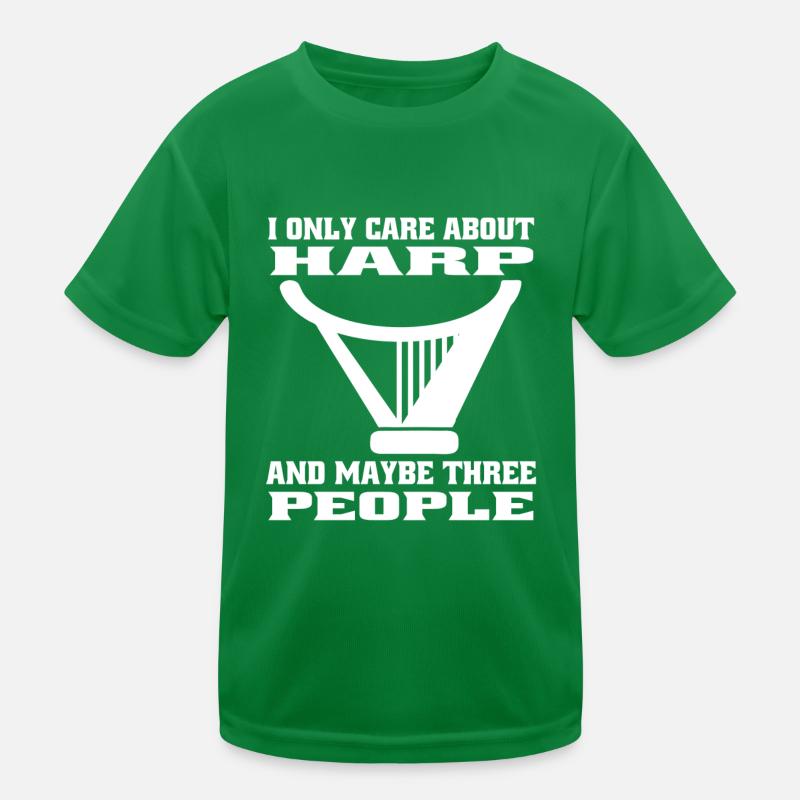 Harpe InstrumentIste De Harpe Professeur de Harpe Musique T-shirt sport Enfant