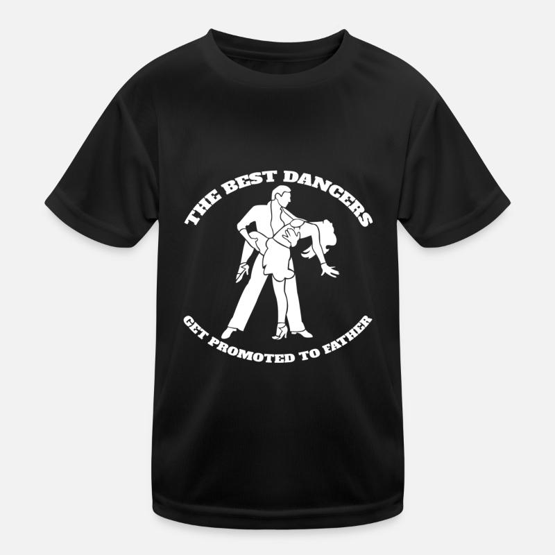 Dancer Papa Dancing Father Hobby Dance Sport Dad Kids Functional T-Shirt