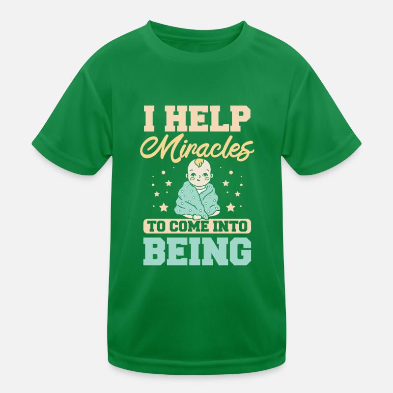 J’aide les miracles à voir le jour T-shirt sport Enfant