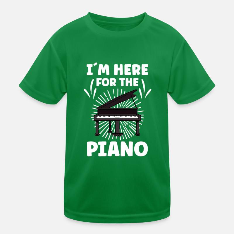 Piano Player Funny Piano Keyboard Kids Functional T-Shirt
