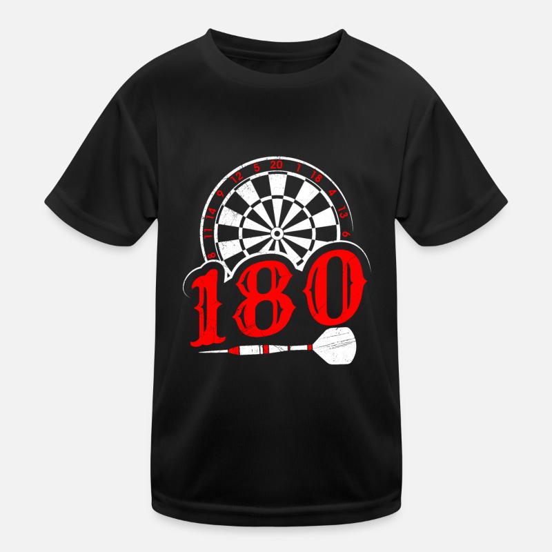 Fléchettes 180 Fléchettes Fléchettes Flèche 180 Fléchettes T-shirt sport Enfant
