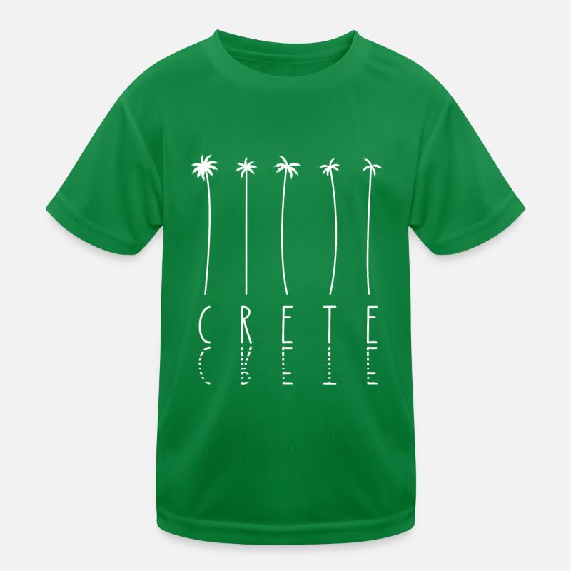 Vacances palmes - Île Grèce Crète T-shirt sport Enfant