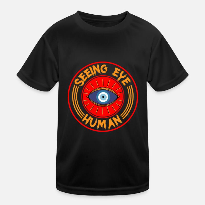Seeing Eye Human 12 Kinder Funktions-T-Shirt
