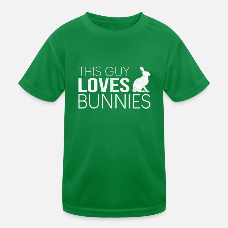 Type Rabbit Saying Kids Functional T-Shirt