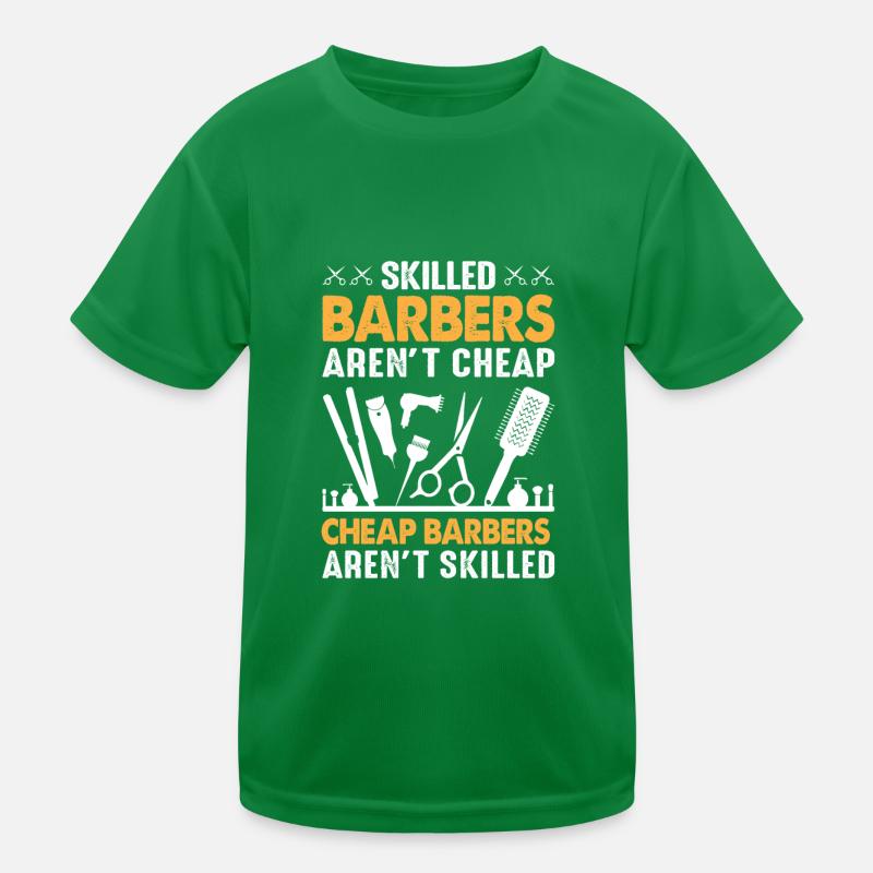 Drôle de barbier Coiffeur Disant Barbiers qualifiés T-shirt sport Enfant