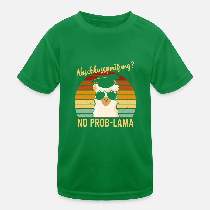 Abschlussprüfung No Problama Schulabschluss Kinder Funktions-T-Shirt