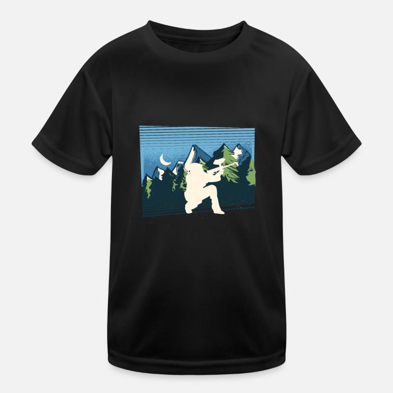 Paintball Paintball Player Kids Functional T-Shirt