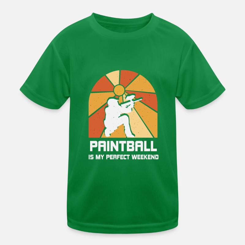 Le paintball est mon week-end parfait T-shirt sport Enfant