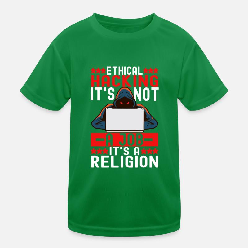 Programmeur Cybersécurité T-shirt sport Enfant