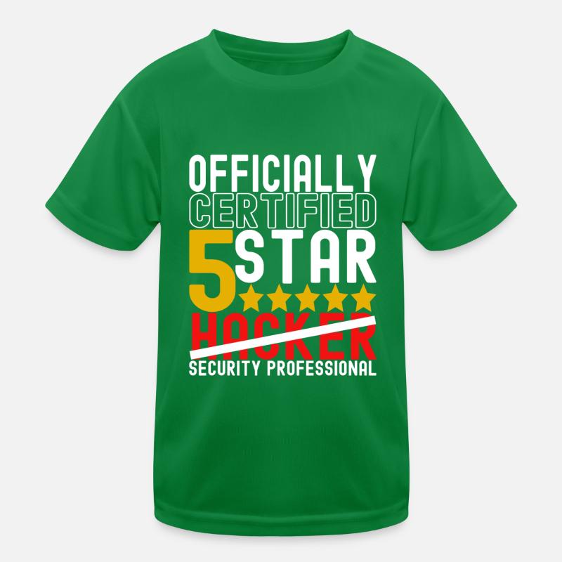 Programmer Cyber Security Kids Functional T-Shirt
