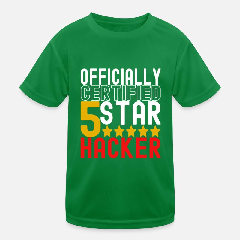 Programmeur Cybersécurité T-shirt sport Enfant