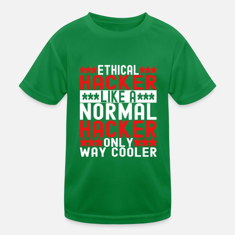 Programmer Cyber Security Kids Functional T-Shirt