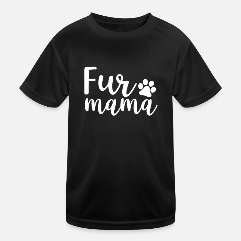 Fur Mom Kids Functional T-Shirt