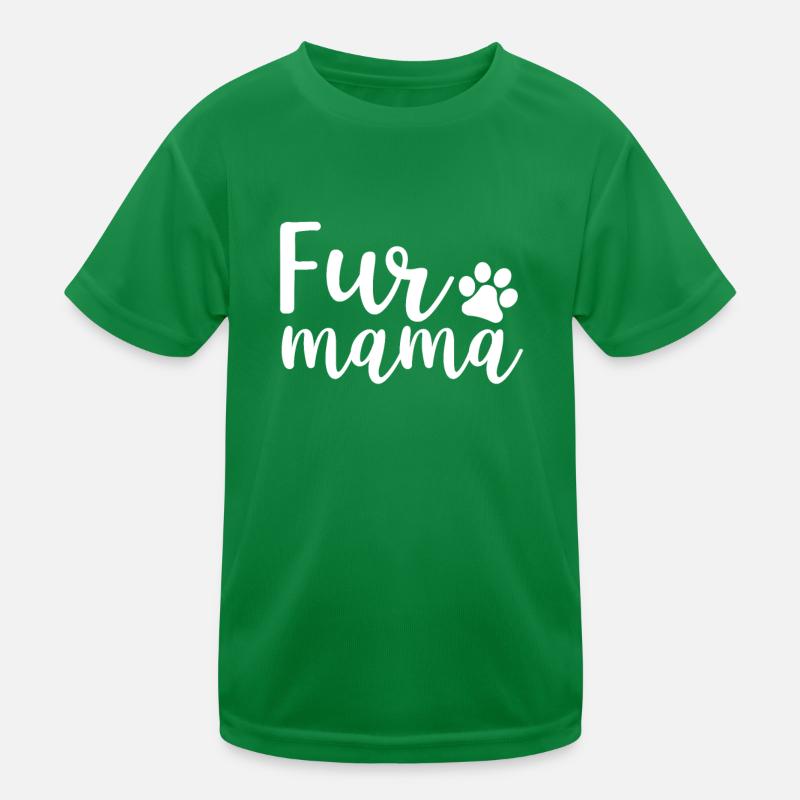 Fur Mom Kids Functional T-Shirt