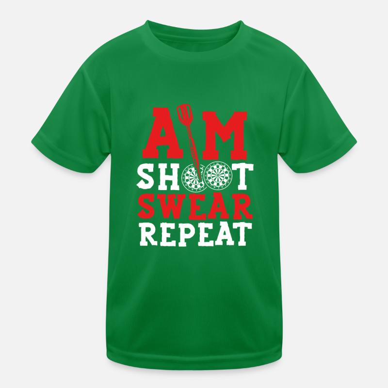 Tir à la cible, jurons, répétition T-shirt sport Enfant