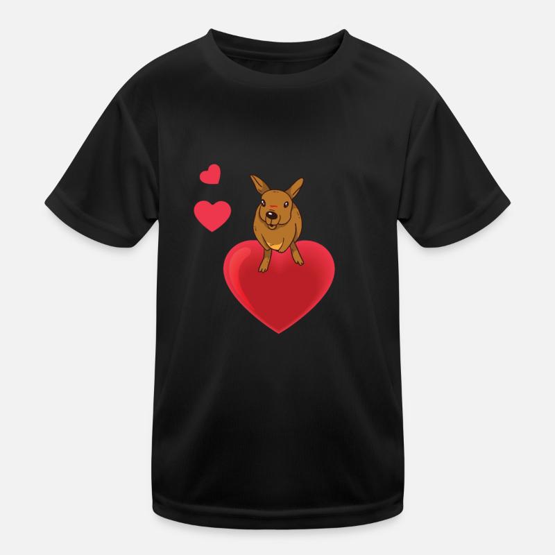 Cadeau Kangourou doux T-shirt sport Enfant