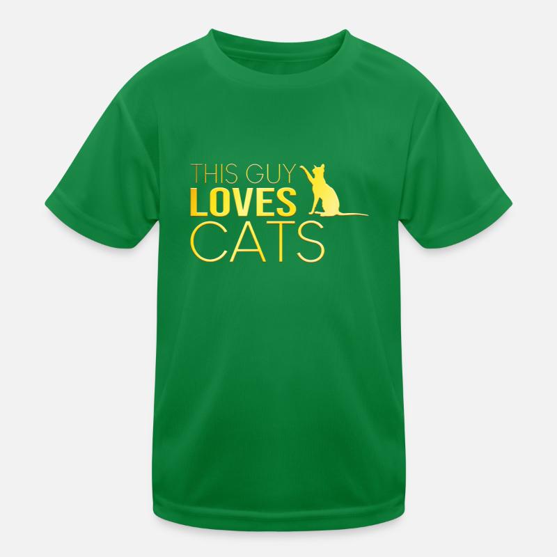 Typ Katze Spruch Kinder Funktions-T-Shirt