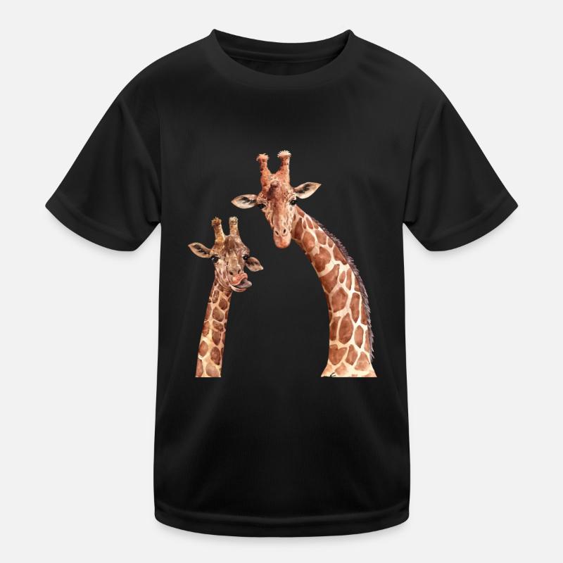 Funny Giraffes Zoo Giraffe Lover I Funny Giraffes Kids Functional T-Shirt
