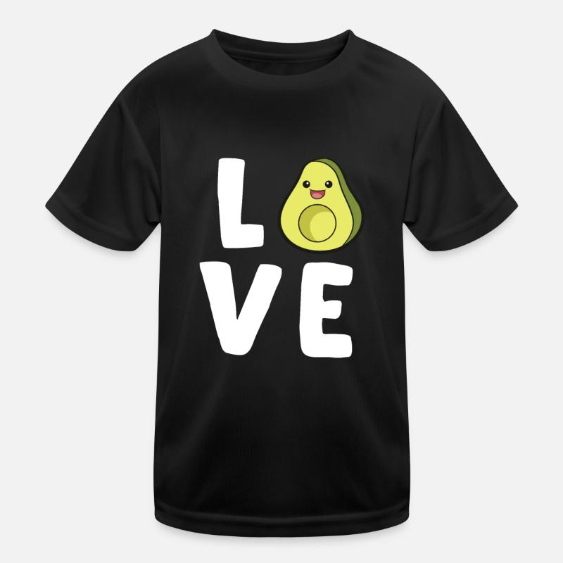 Avocado Lover Cute Avocado Kids Functional T-Shirt
