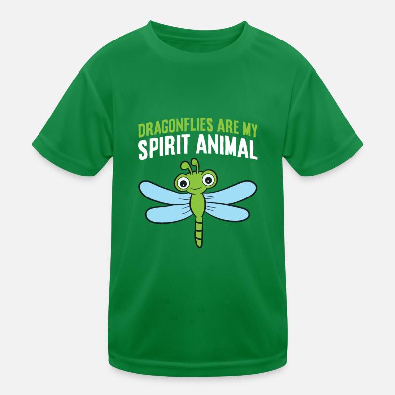 Libellen sind mein Seelentier Lustige Libelle Kinder Funktions-T-Shirt