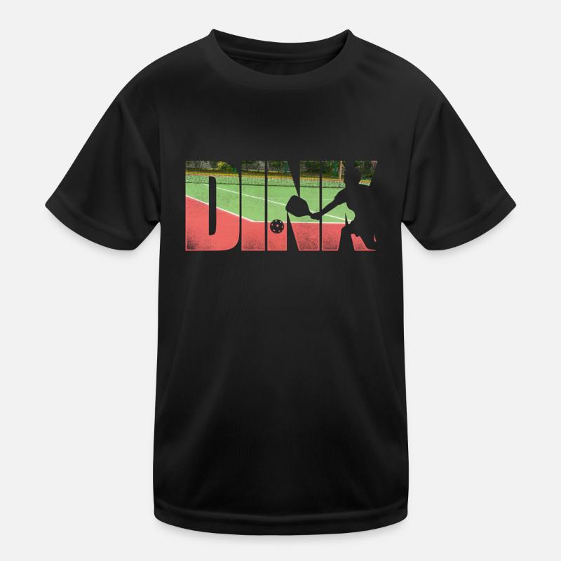 Pickleball Dink Kinder Funktions-T-Shirt
