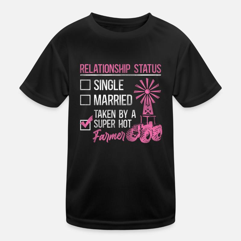 Farming Farmer Girl Girlfriend Kinder Funktions-T-Shirt