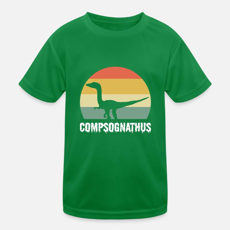 Compsognathus Dinosaur Kinder Funktions-T-Shirt