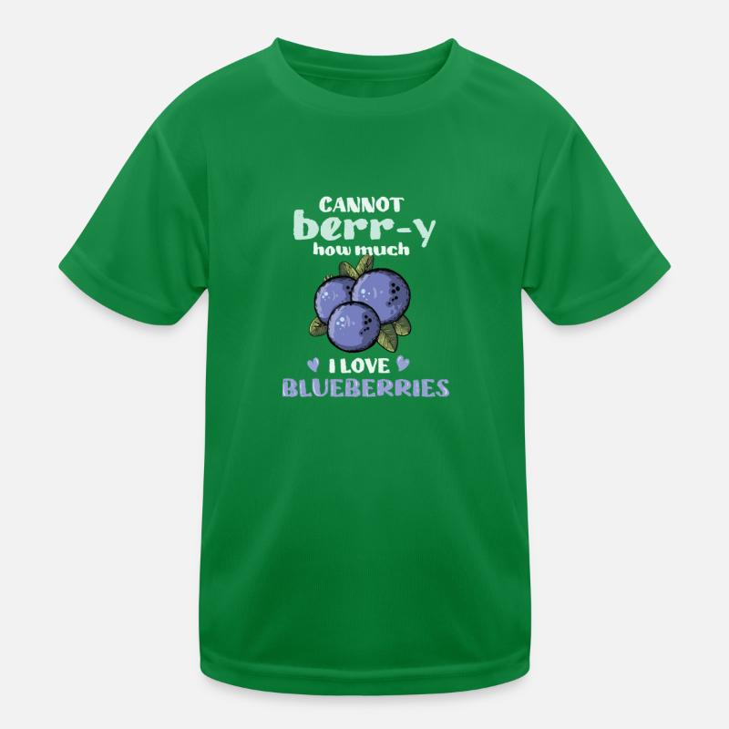 Myrtille Myrtille Arbuste Forêt Forêt Fruit T-shirt sport Enfant