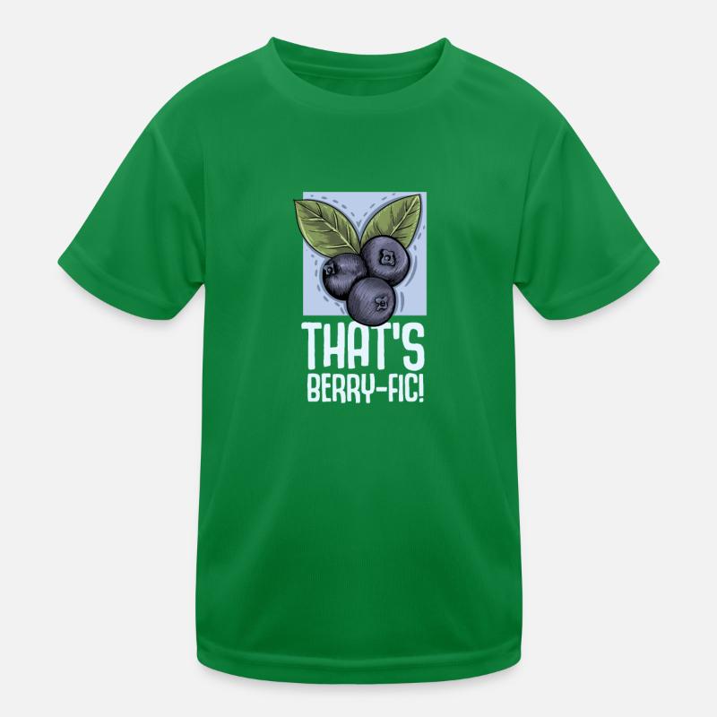 Myrtille Myrtille Arbuste Forêt Forêt Fruit T-shirt sport Enfant