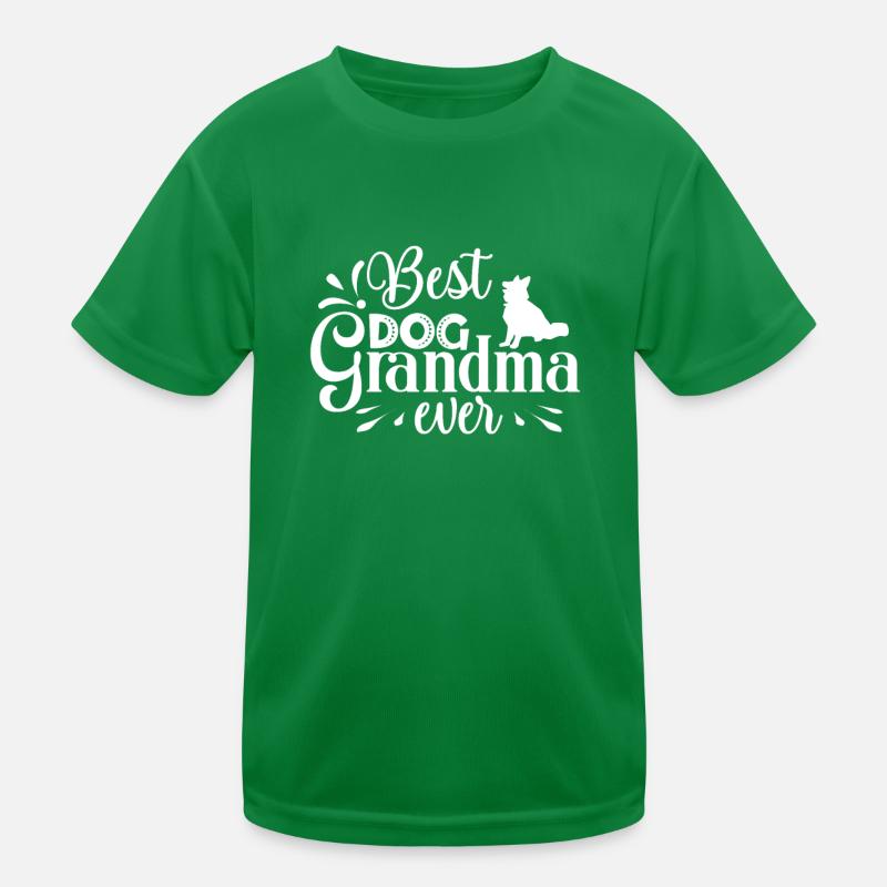 Meilleure grand-mère de chien de tous les temps T-shirt sport Enfant