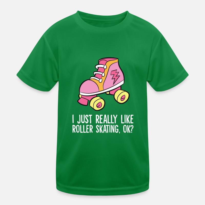J’aime juste le roller Ok Rollerskating T-shirt sport Enfant