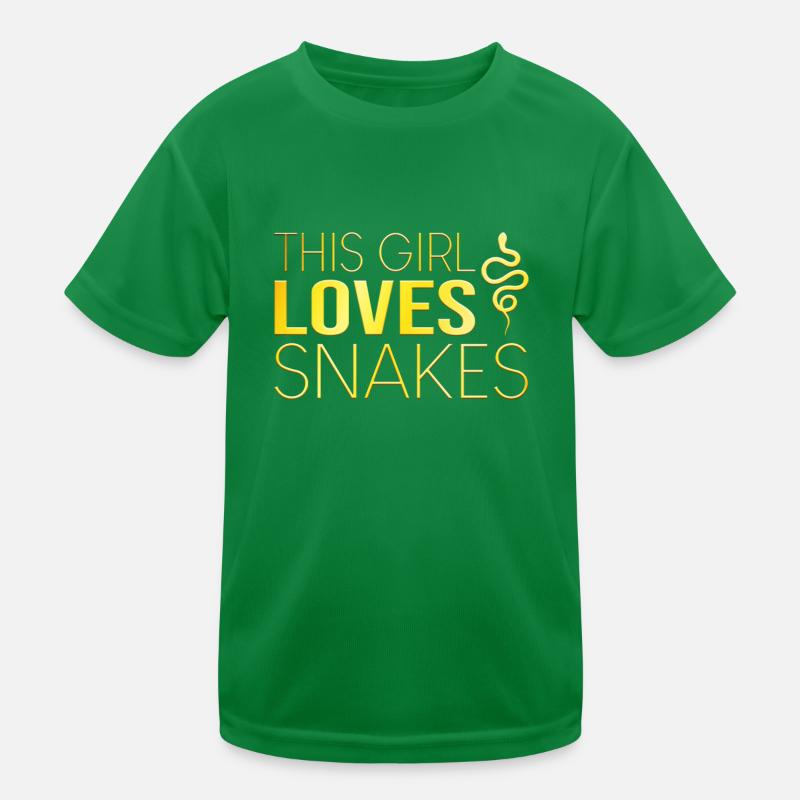 Fille Serpent Disant T-shirt sport Enfant