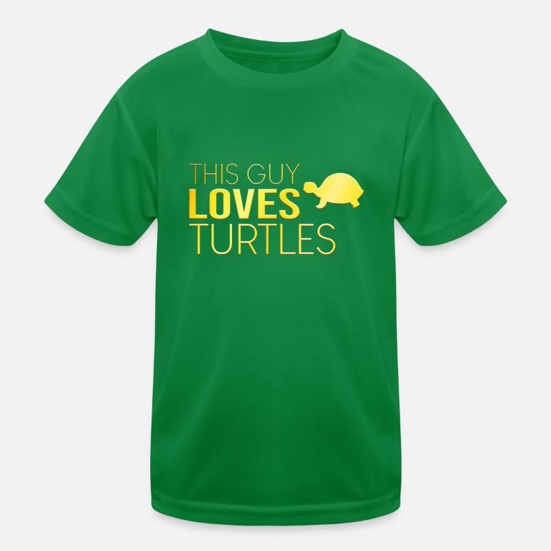 Type Tortue Dicton T-shirt sport Enfant