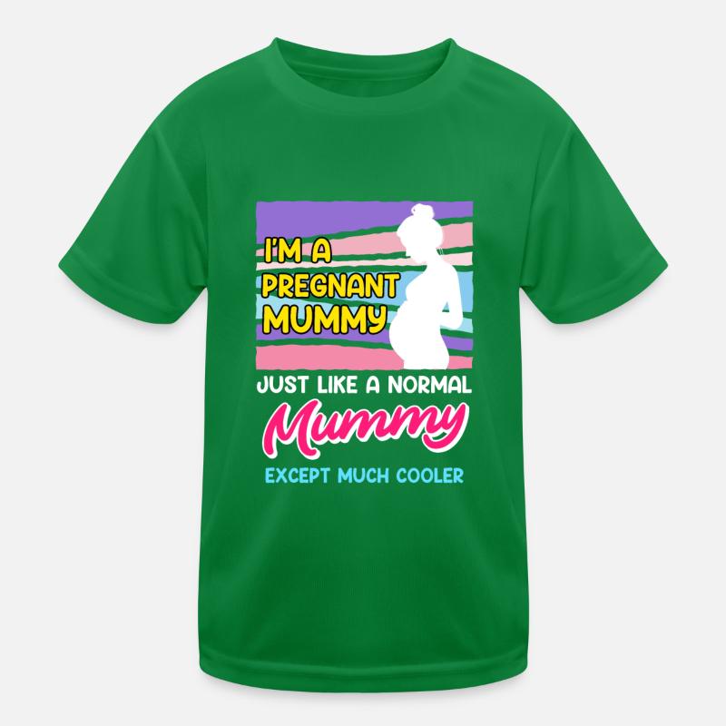 Mère enceinte Être Maman enceinte T-shirt sport Enfant