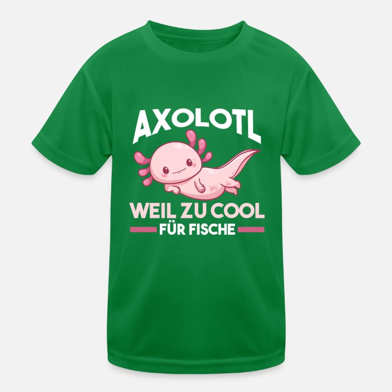 Axolotl Kinder Funktions-T-Shirt