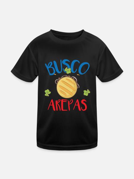 Je cherche Arpeas Colombie Venezuela - T-shirt sport Enfant - noir - Devant
