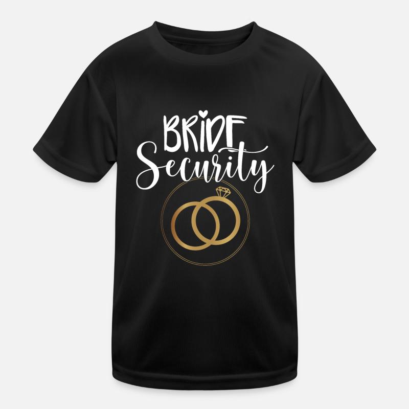 Mariage de sécurité de la mariée T-shirt sport Enfant