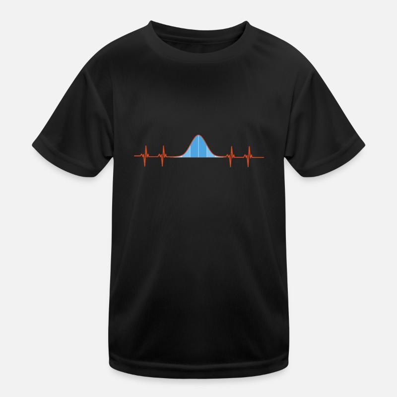 Normal Distribution Statistician Data Scientist Kinder Funktions-T-Shirt