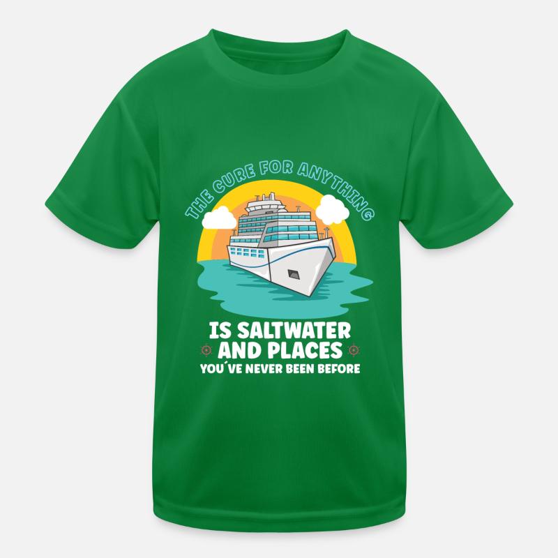 Bateau de navigation Capitaine Navire de croisière T-shirt sport Enfant