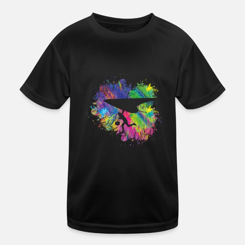 Sommergleitschirm Bunt Kinder Funktions-T-Shirt