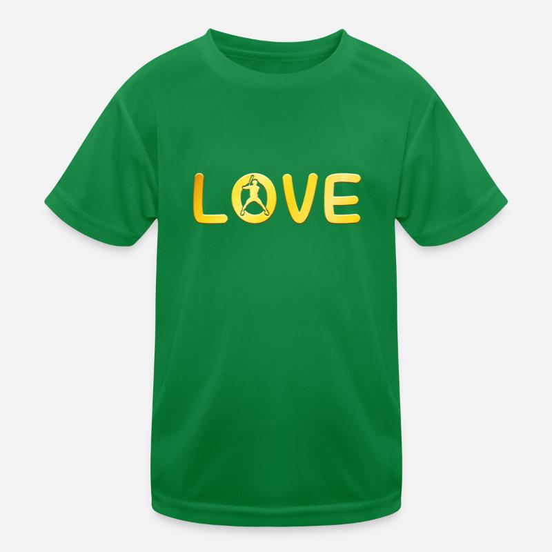 Baseball Liebe Kinder Funktions-T-Shirt