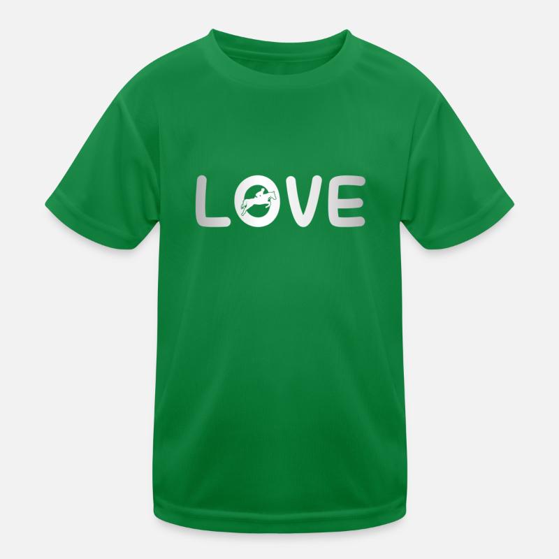 Amour du cheval T-shirt sport Enfant