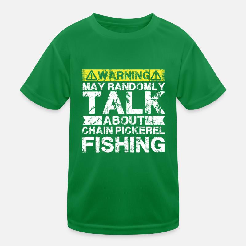 Angeln - Kettenwählerfisch Kinder Funktions-T-Shirt