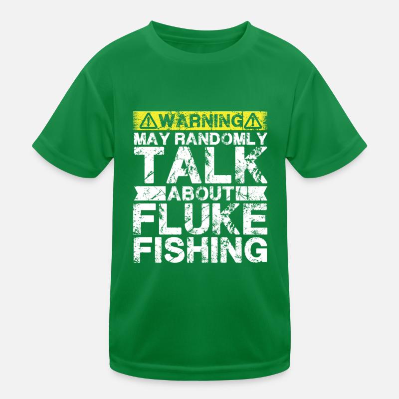 Fishing - Random Fish Kids Functional T-Shirt
