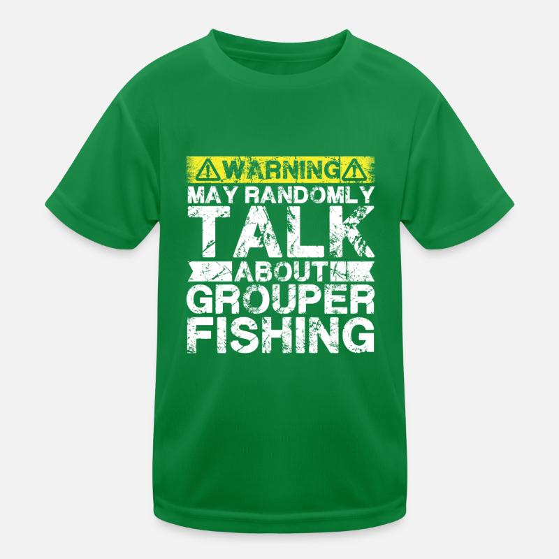 Fishing - Grouperfish Kids Functional T-Shirt
