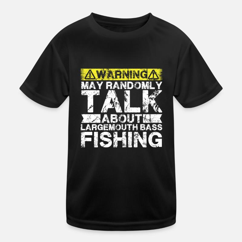 Angeln - Forellenbarsch Kinder Funktions-T-Shirt