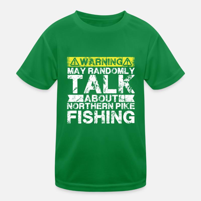 Pêche - North Pike Fish T-shirt sport Enfant