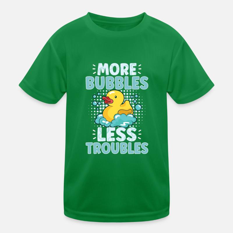 Soap production Soap bubbles Kids Functional T-Shirt