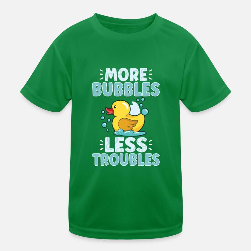 Soap production Soap bubbles Kids Functional T-Shirt