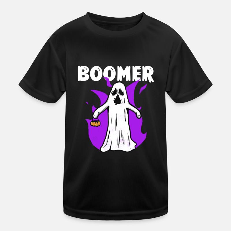 BOOMER Geist *Happy Halloween* Kinder Funktions-T-Shirt